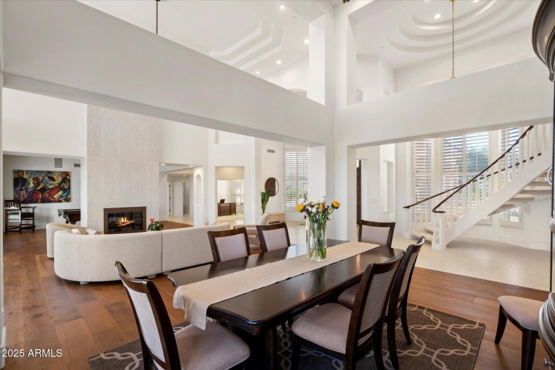 Elegant Dining with Great Room Access