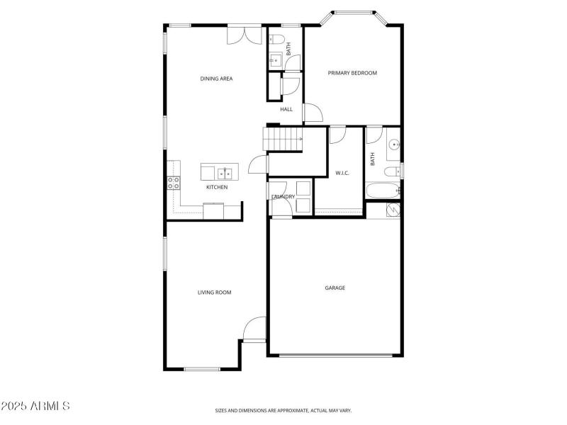 Downstairs floor plan