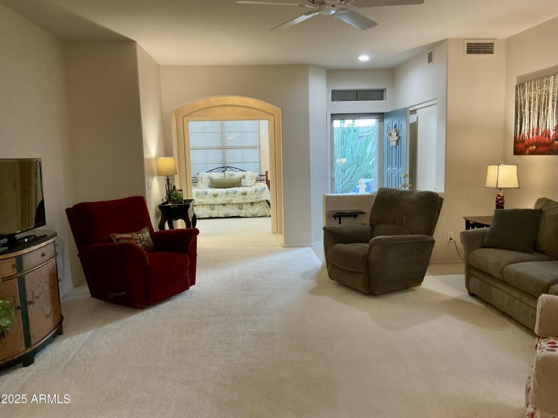 Den Off Spacious Living Room!