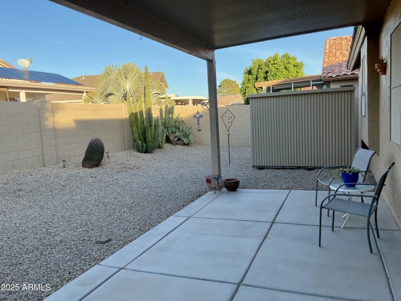 Low Maintenance Yard with Large Shed