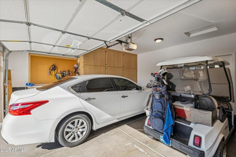 2 Car Garage Plus Golf Cart Area