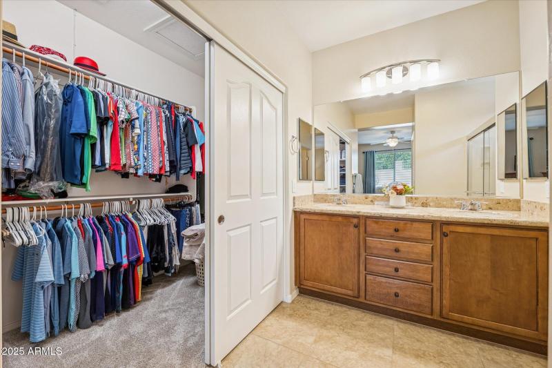 Primary Walk in Closet