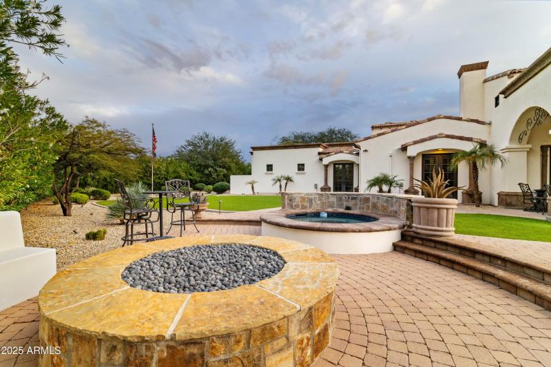 Hot Tub and Fire Pit
