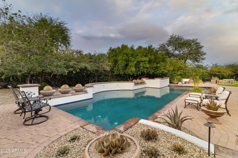 Pool with Water Feature