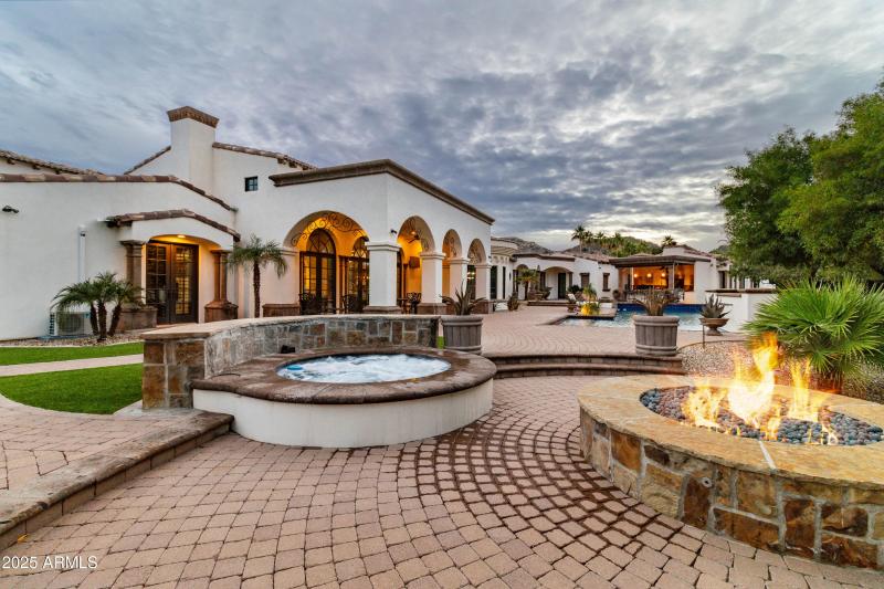 Hot Tub and Fire Pit