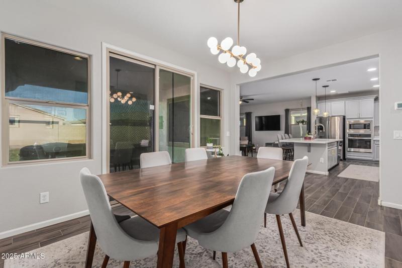 DINING ROOM OPEN TO KITCHEN