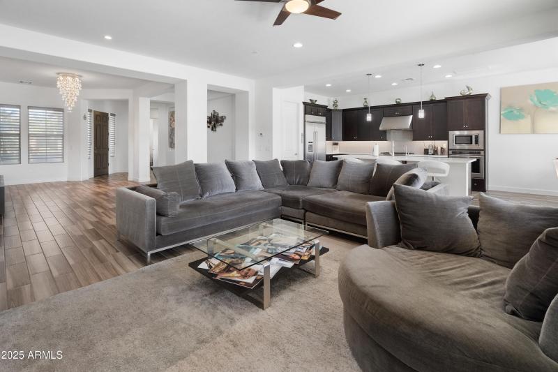 open concept kitchen