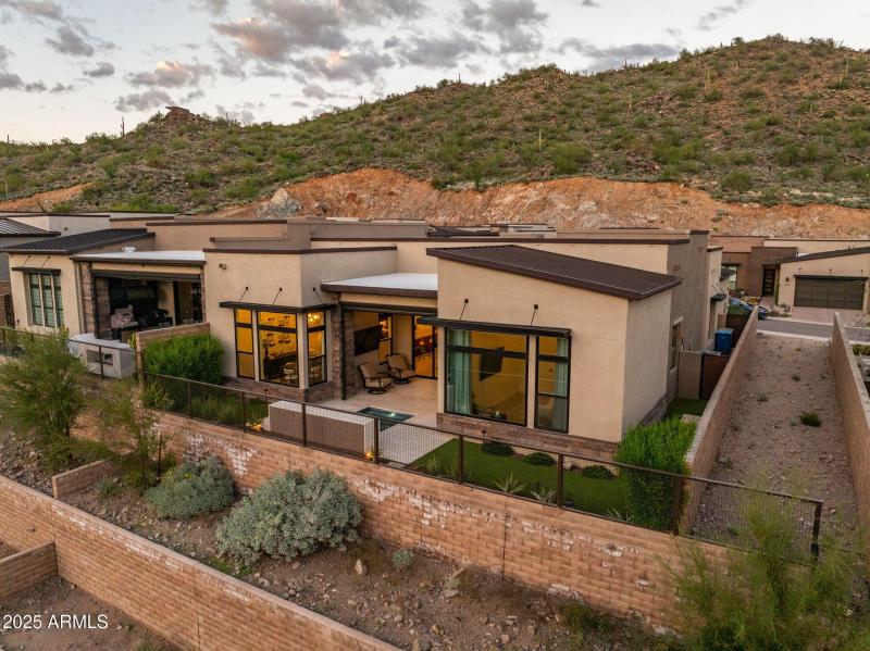 Aerial View of Back of Home