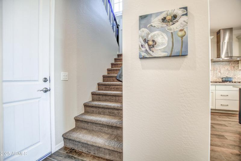 Stairway is Bright and out of the way