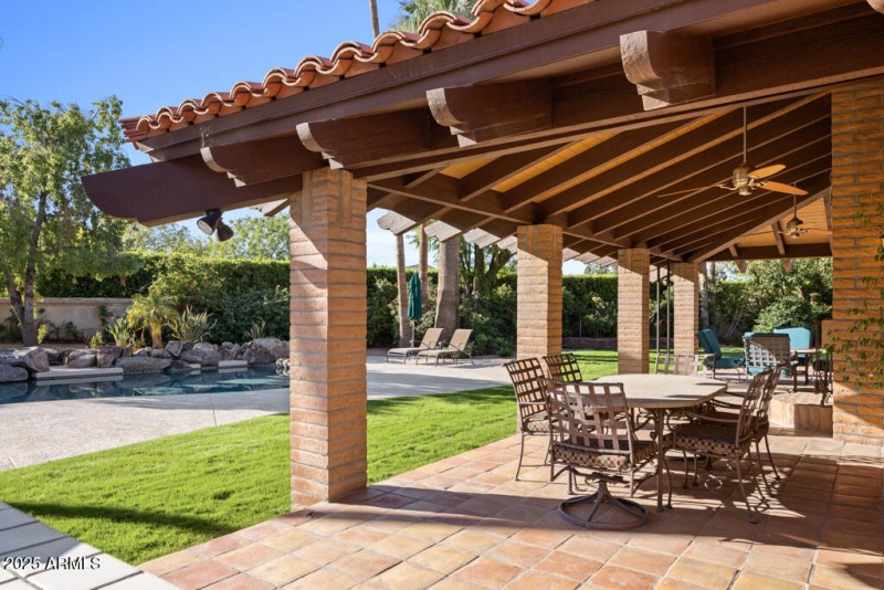 Backyard Covered Patio