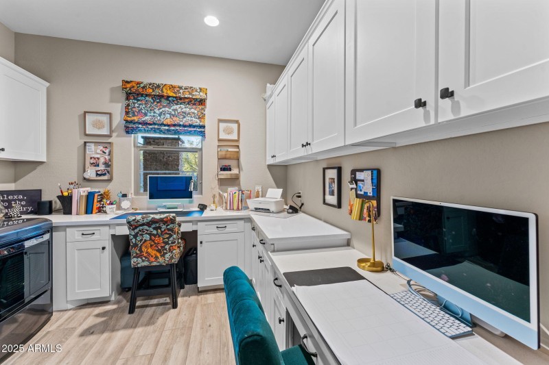 Fully built out smart space in laundry