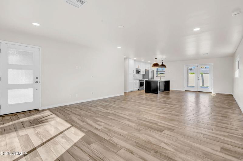 MAIN LIVING VIEW TO KITCHEN