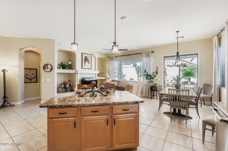 Tile floors Thru-out