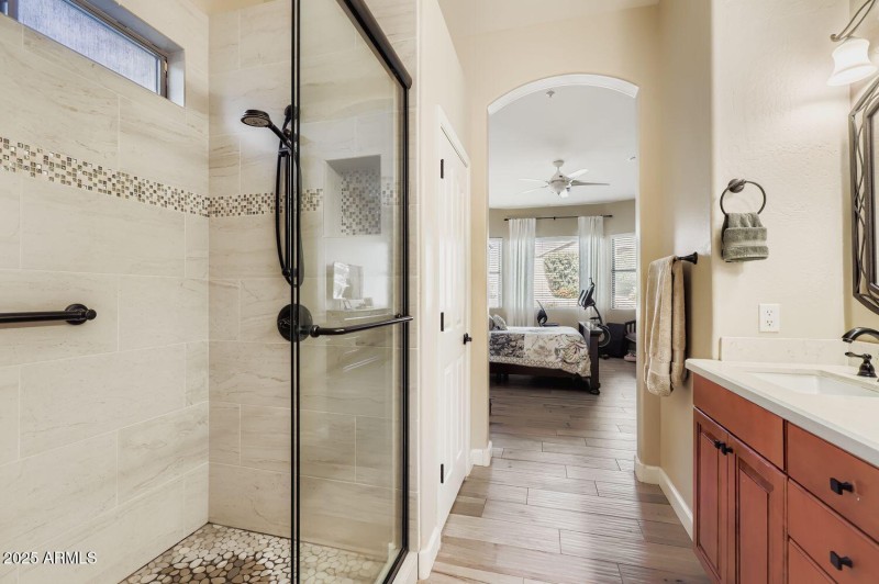 Large walk-in Shower