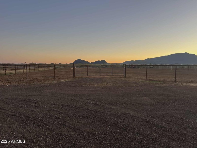 Sunset over the Mountain