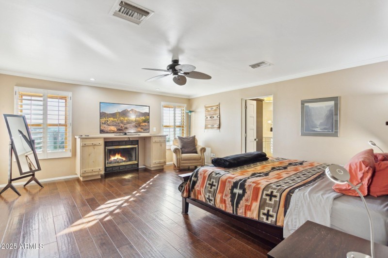 Primary Bedroom with Fireplace