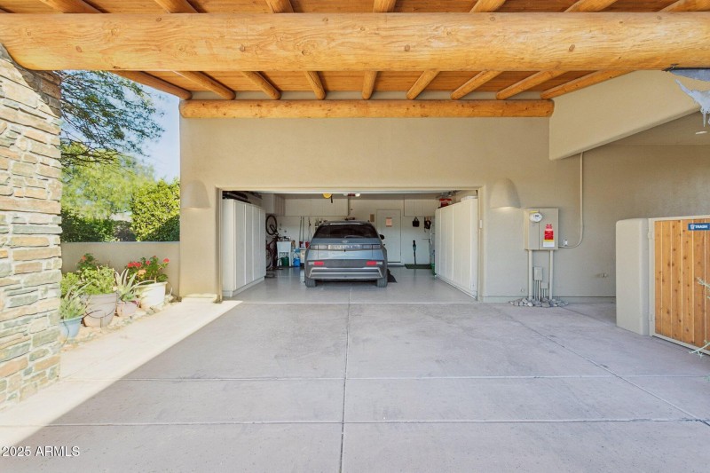 Main House Garage with Cabinets