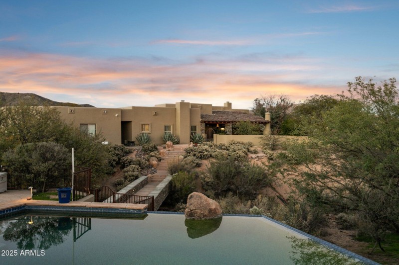 View of Main House from Guest House