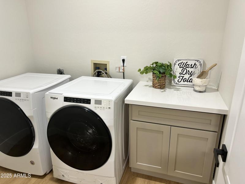 Separate laundry room