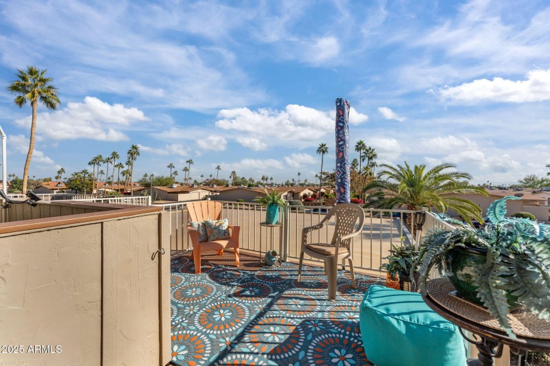 Back deck with a view!