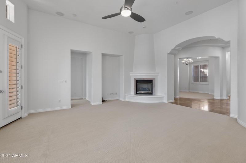 Family Room with Fireplace
