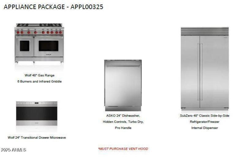 Wolf SubZero Appliance Package