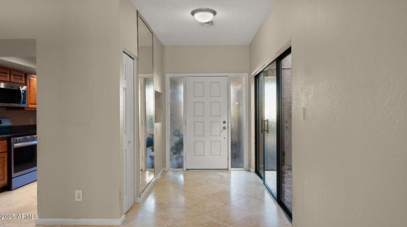 Front Door, Kitchen, Atrium