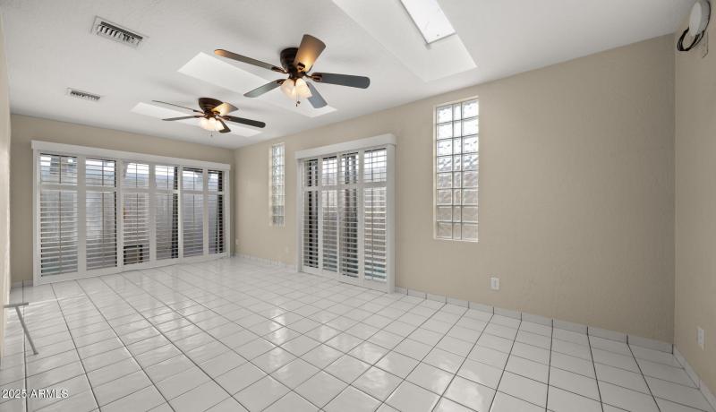 Sunroom Two Sliding Doors