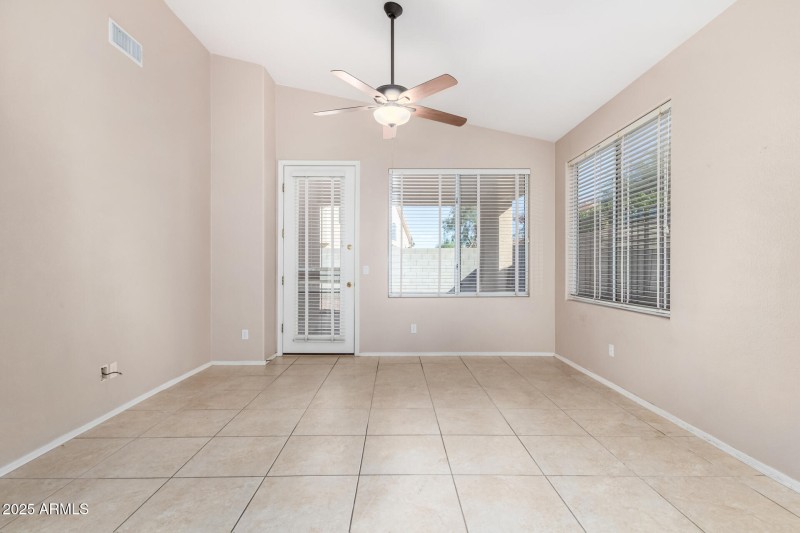 Dining Room/Family Room/Back Door Exit