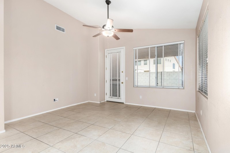 Dining Room/Family Room/Back Door Exit