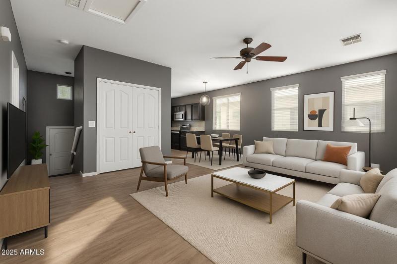 Virtual stage - Great room- dining