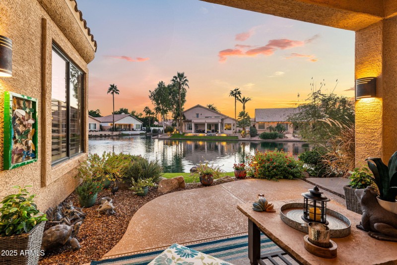 Sliding Glass Doors to Waterfront