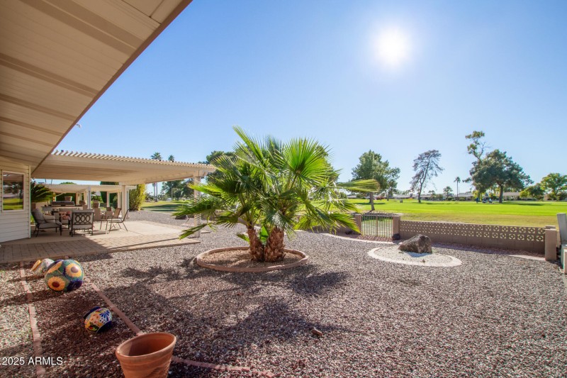 Backyard Golf Course View