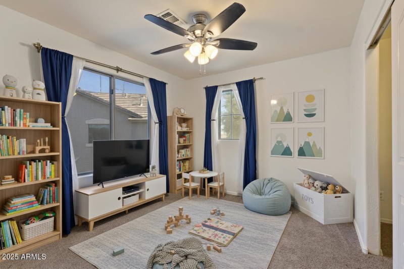 Playroom or Bedroom 5 - Virtually Staged