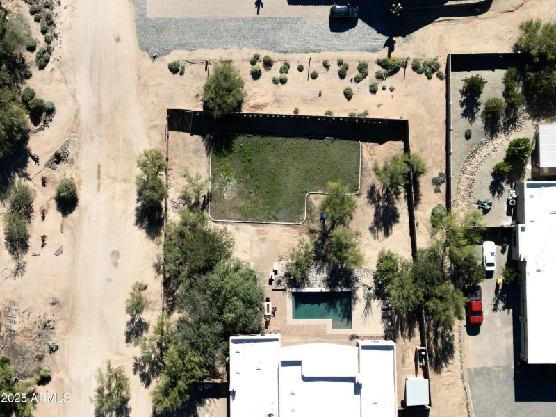 Birdseye View of Rear Yard