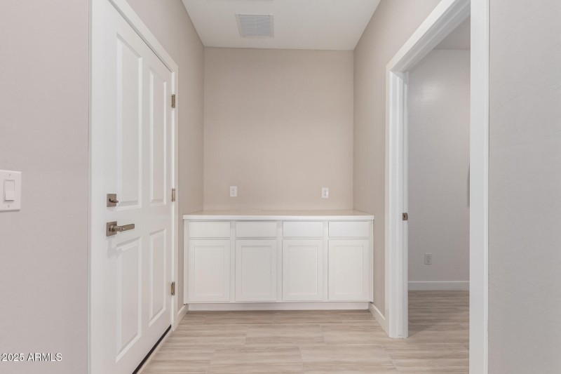 Drop Cabinet by the Laundry Room