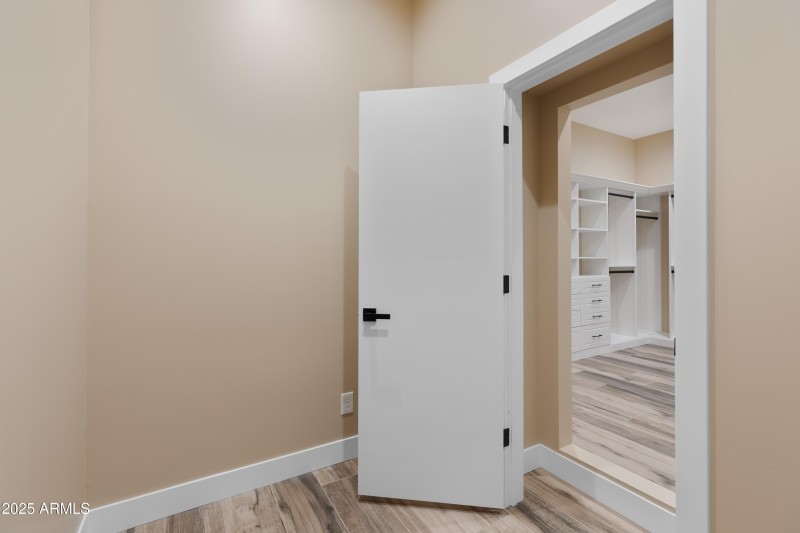 Huge Walk-In Closet w Safe Room