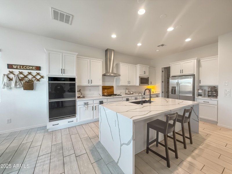 Kitchen w/ Waterfall Island