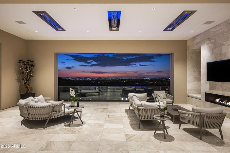 Heated Patio w/City Light Views