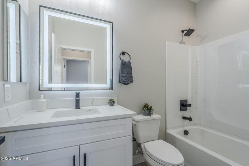 Upgraded Mirror & Fixtures