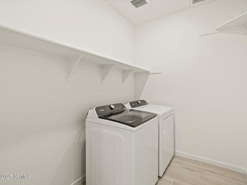 Included Washer & Dryer