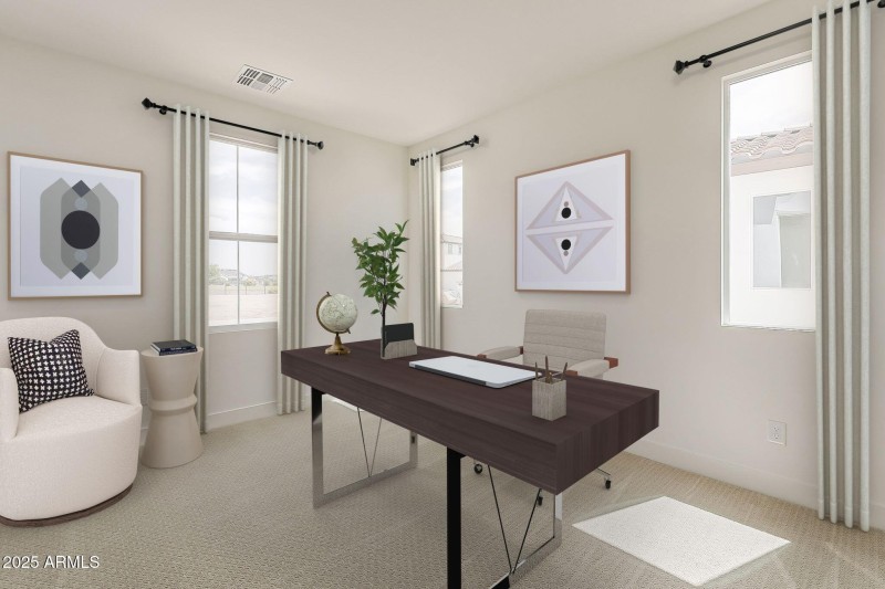 Virtually Staged Office