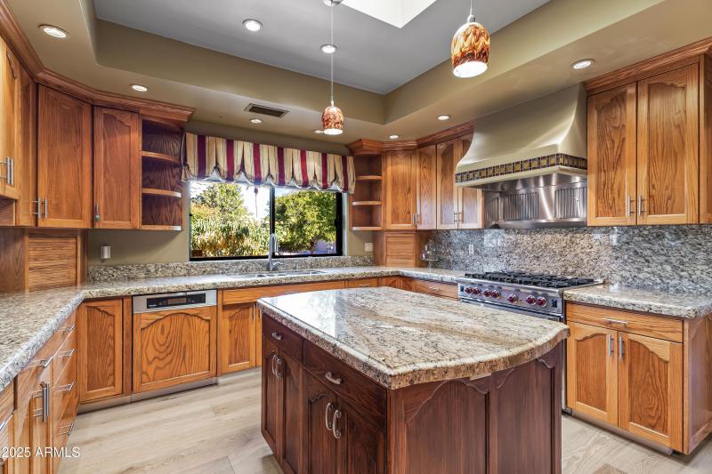 CHEF'S KITCHEN W/ LG. CENTER ISLAND