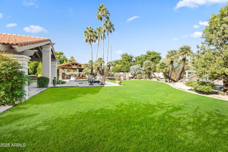 BACKYARD VIEW TO POOL & RAMADA