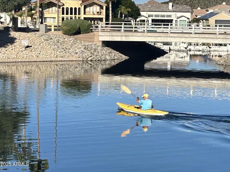 Kayak and paddle board in your backyard
