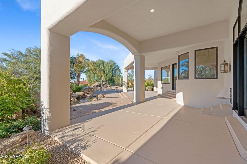 Patio with Water Feature