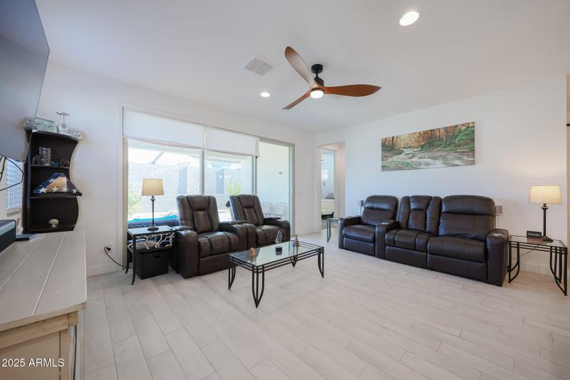 3 Panel Sliding Door to Backyard