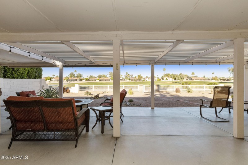 Covered patio and pergola