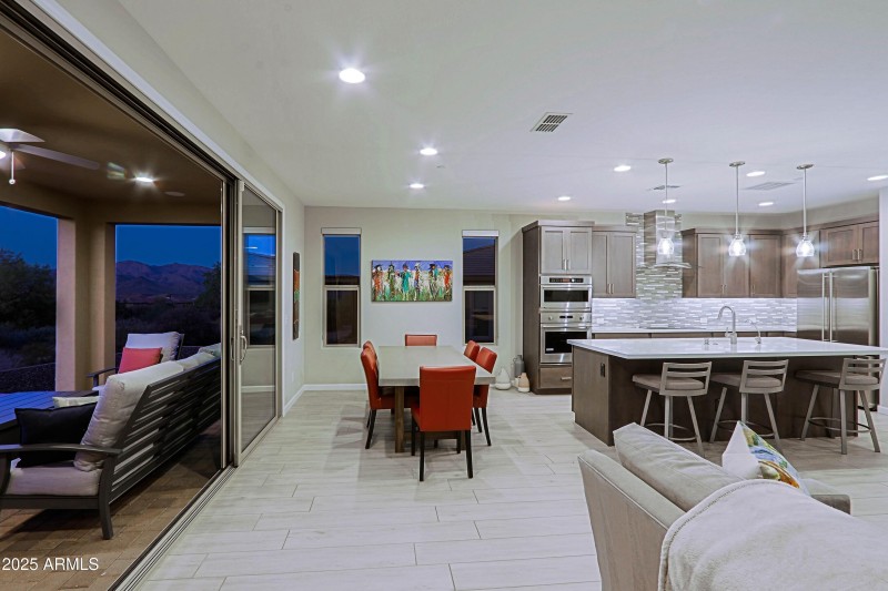 Patio, Dining, Kitchen