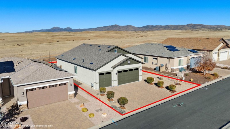 Aerial Front (1) Lot Lines